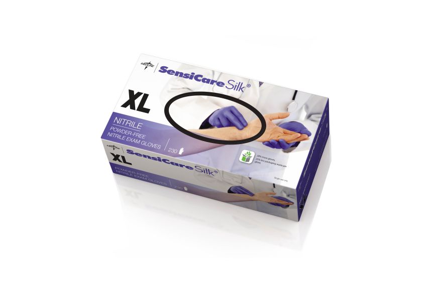 SensiCare® Silk Nitrile Exam Gloves